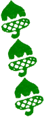 The three acorns design